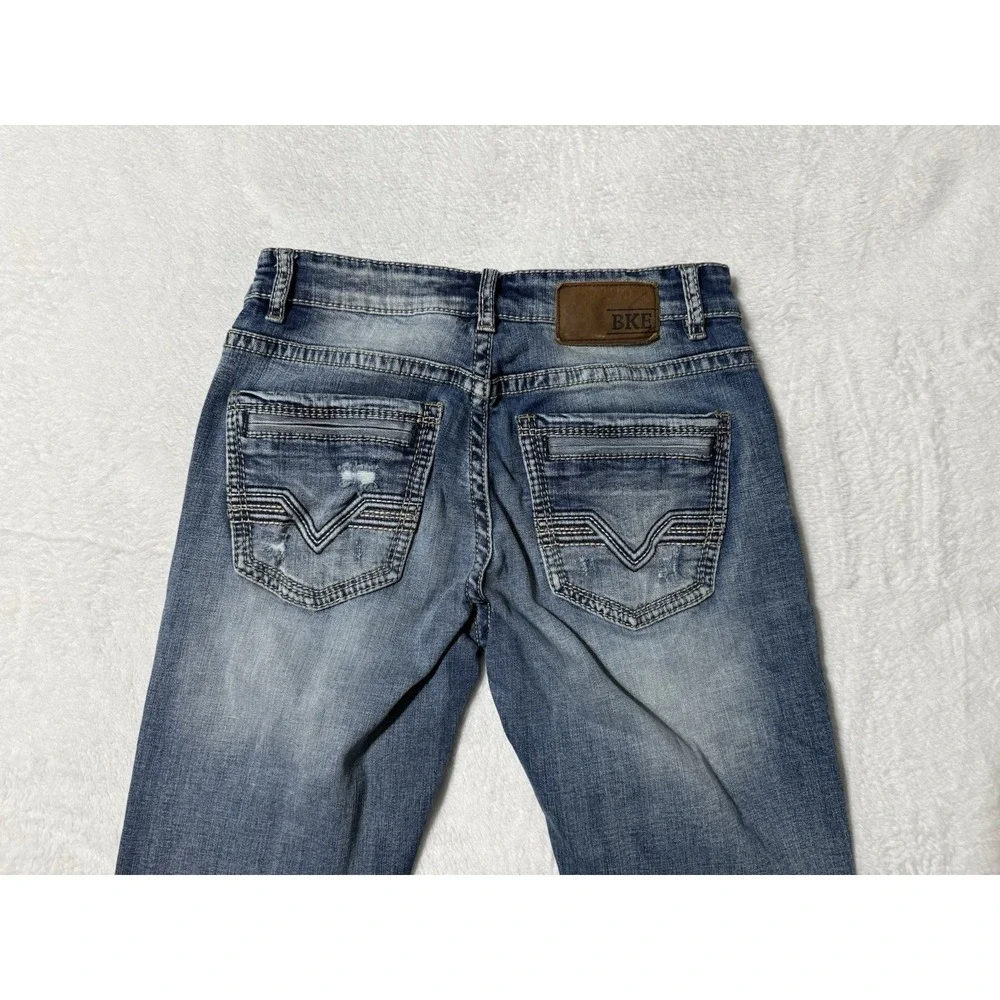 BKE Alec‎ Jeans Mens 27x32 Blue Medium Wash Straight Leg Denim